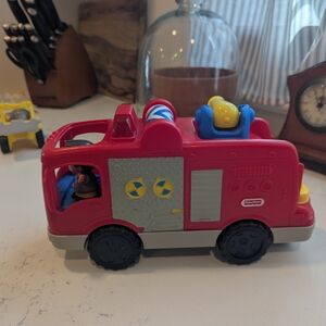 Fisher-Price Red and Gray Rescue Vehicle